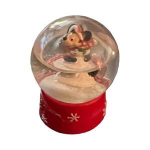 Kohl’s 2007 Mini Snow Globe‎ Disney Mickey Mouse Approx 1.5” Base READ